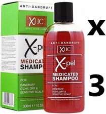 3x Xpel Medicated Shampoo